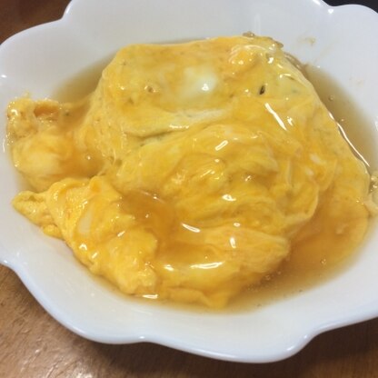 白ご飯をチャーハンにして天津チャーハンにしました！
ご馳走様でした(*^^*)